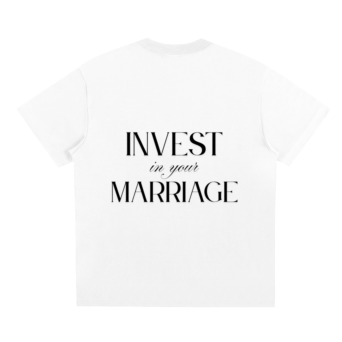 White TMP Logo/Motto Premium Shirt Unisex
