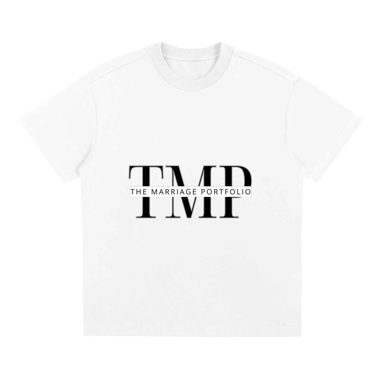 White TMP Logo/Motto Premium Shirt Unisex